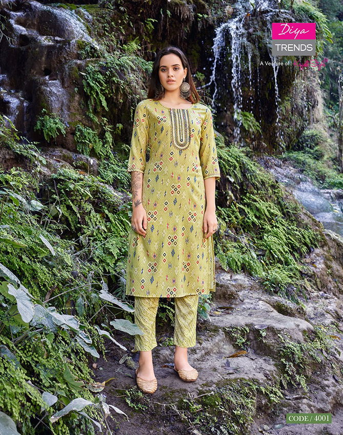 Celebration Vol 4 By Diya Kurti With Bottom Catalog